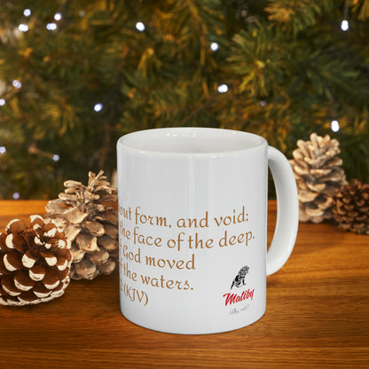 Bible Speaks Gen 1:2 Ceramic Mug, 11oz