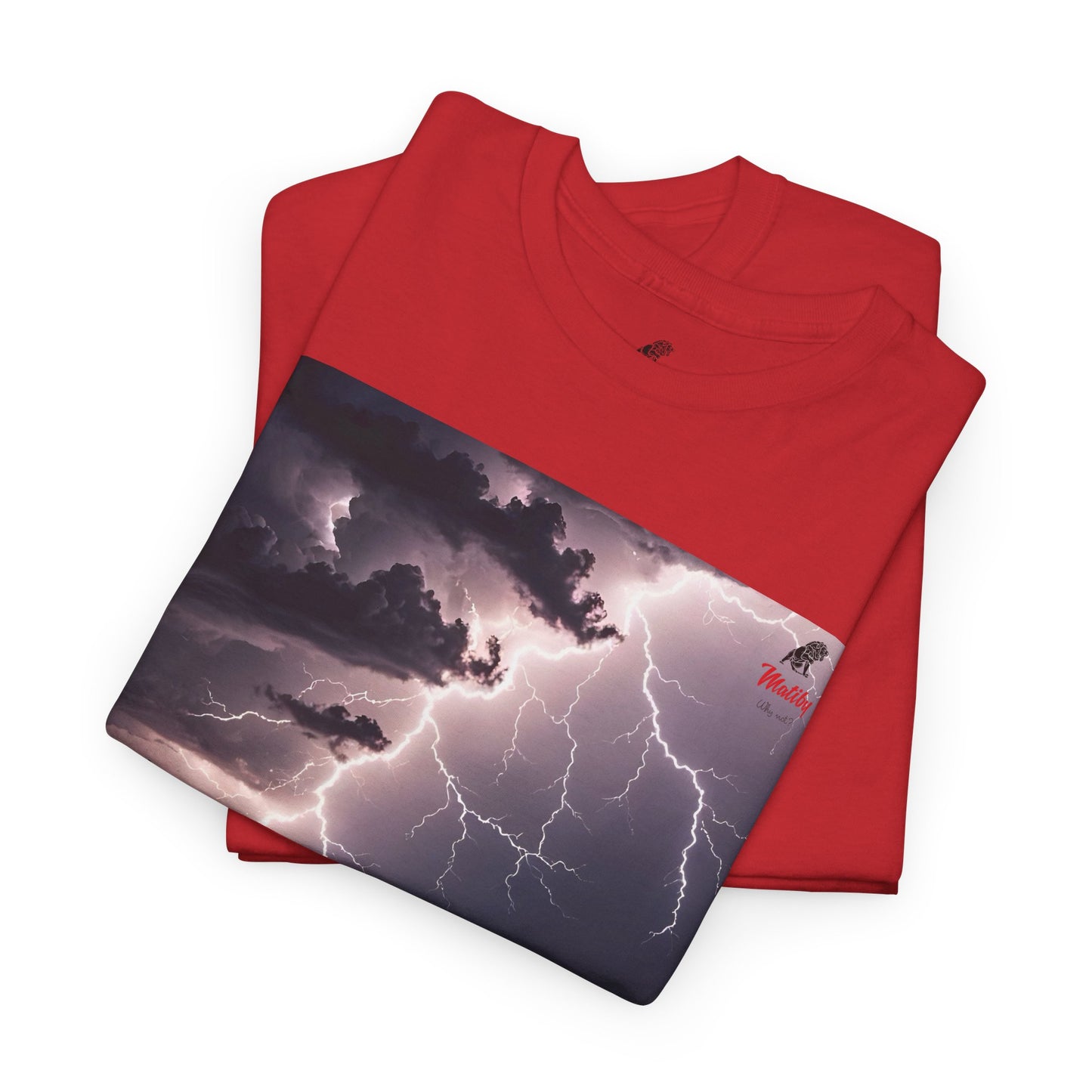 Lightning Style Earth Trembled Unisex Heavy Cotton Tee