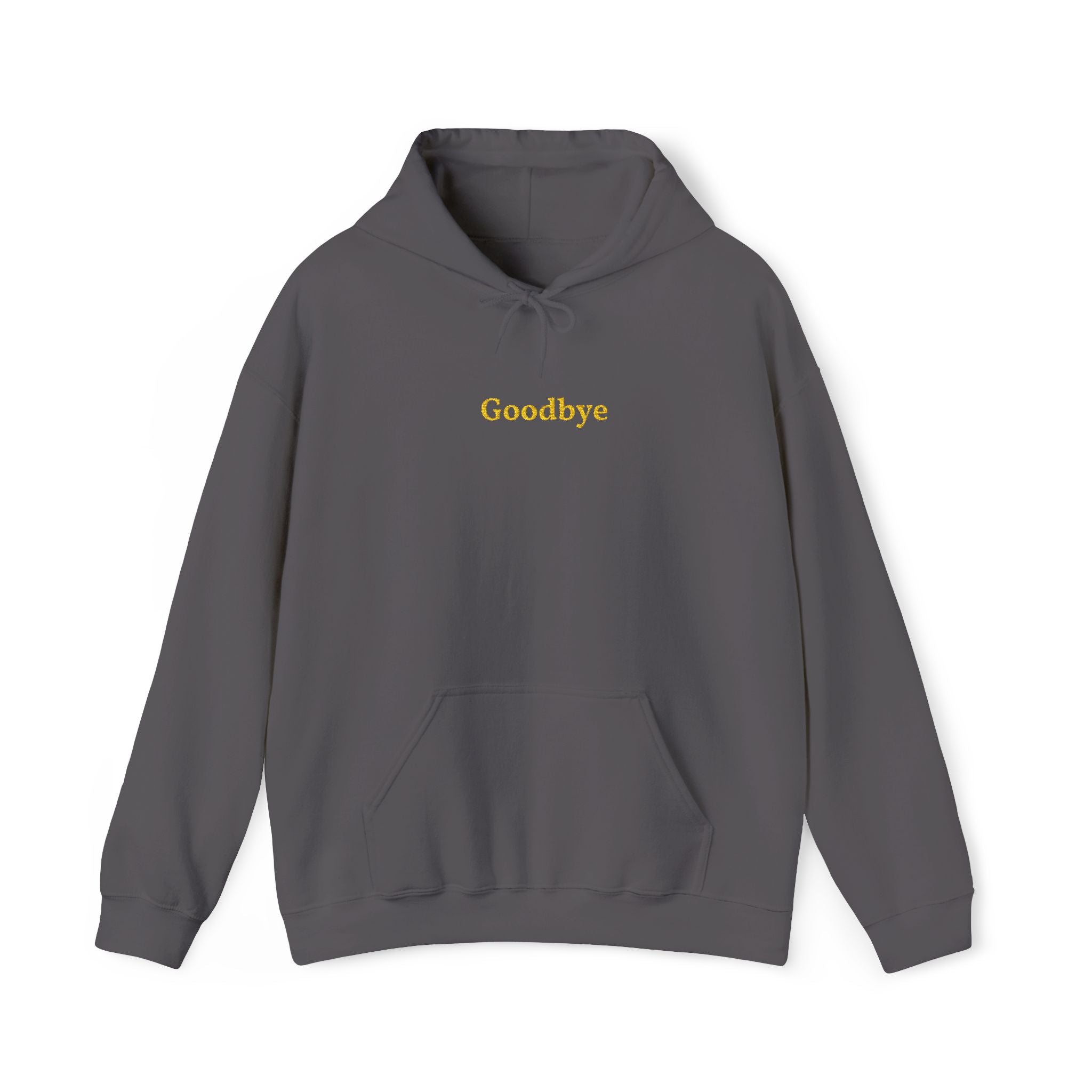 Goodbye Gold Embroidered Unisex Heavy Blend Hooded Sweatshirt, Strength And Hope Hoodie