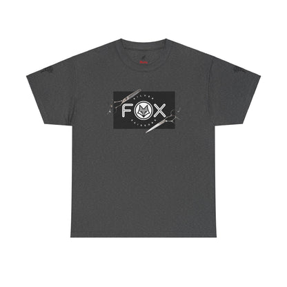 Silver Fox Scissors Unisex Heavy Cotton Tee