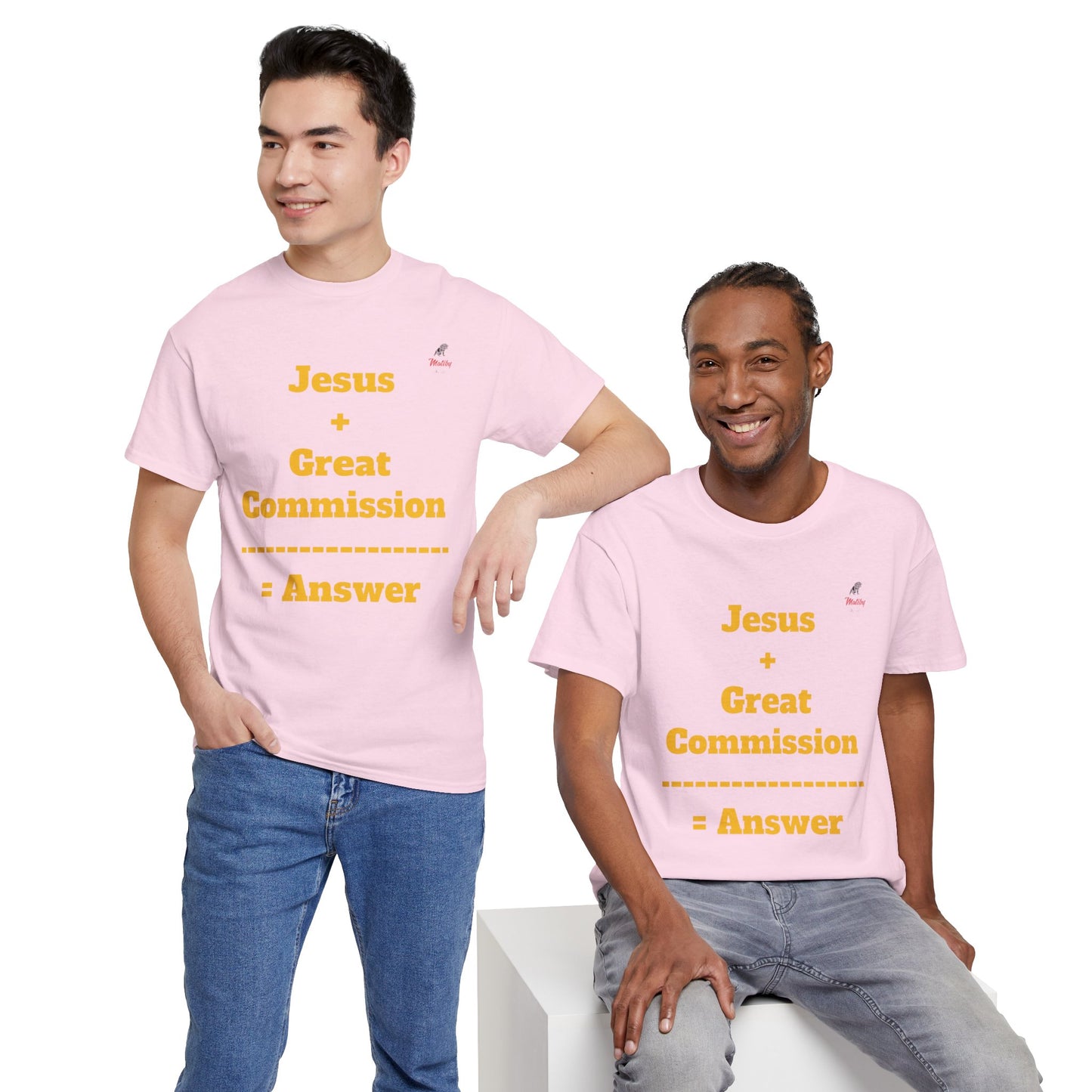 Jesus+Great Commission Unisex Heavy Cotton Tee