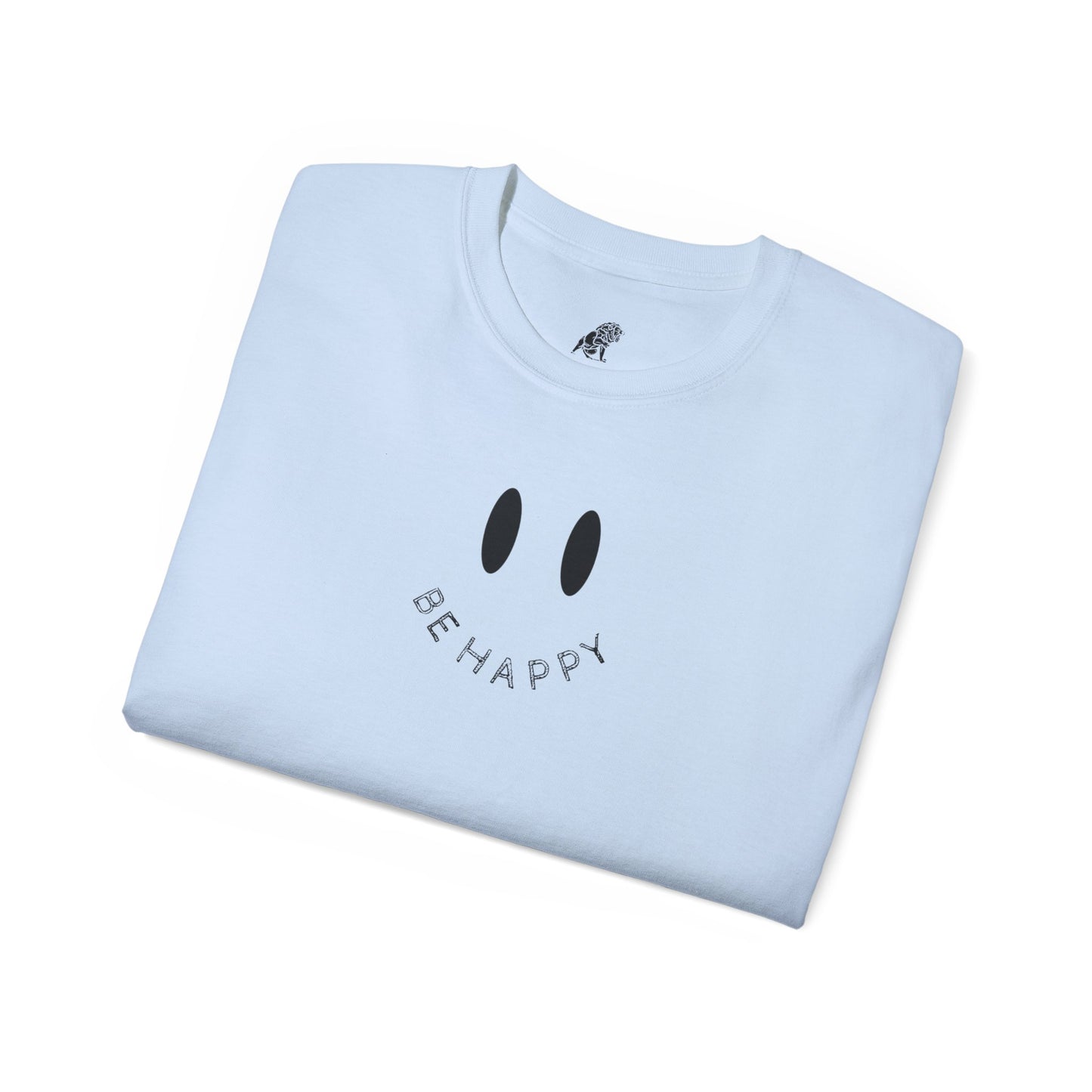 "Be Happy" Smiley Face Unisex Ultra Cotton Tee