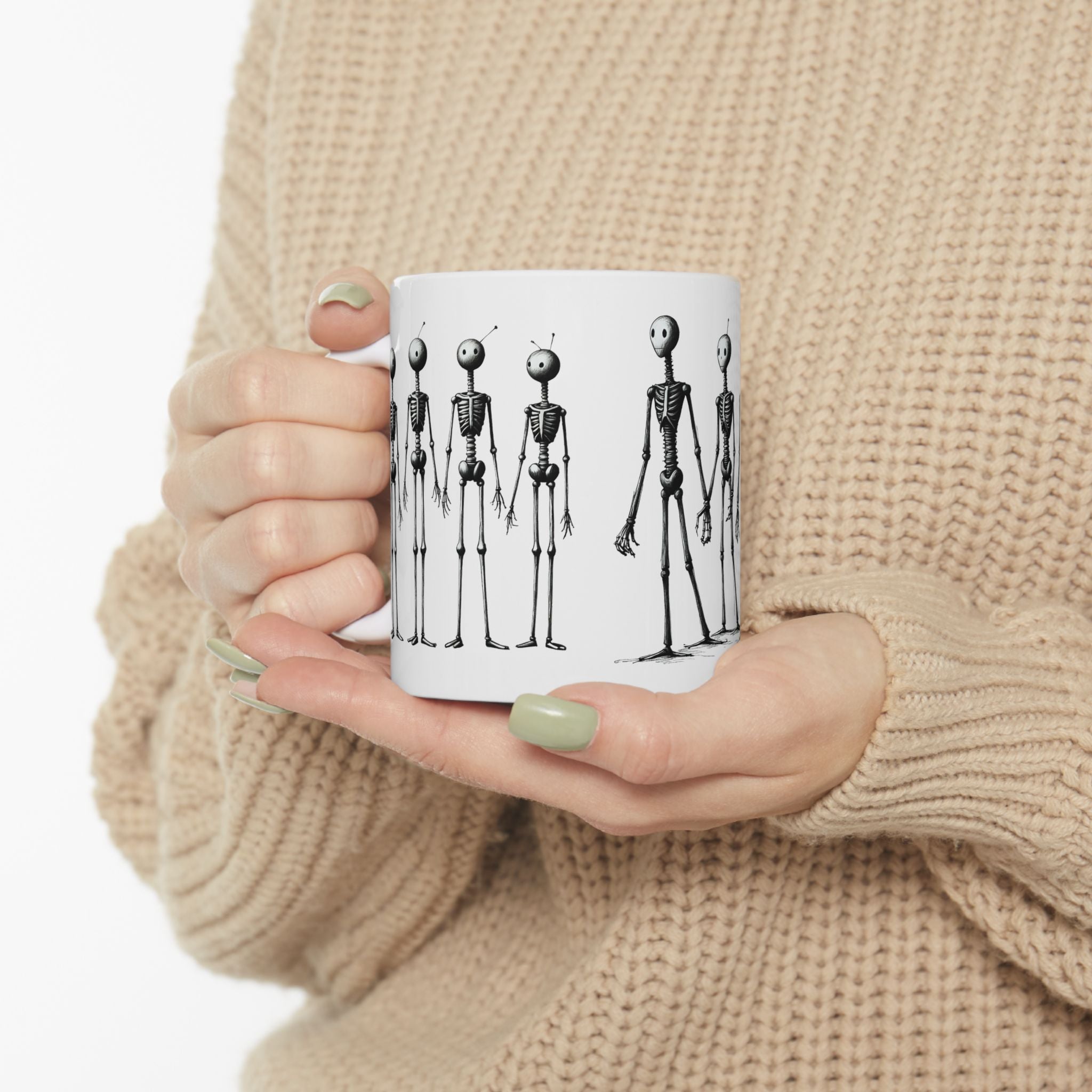 The Stick-To-It Species #17 White Ceramic Mug – Anatomy of Optimism Cup 11oz/15oz