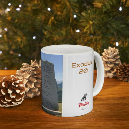 Bible Speaks Exodus 20 Ceramic Mug, 11oz