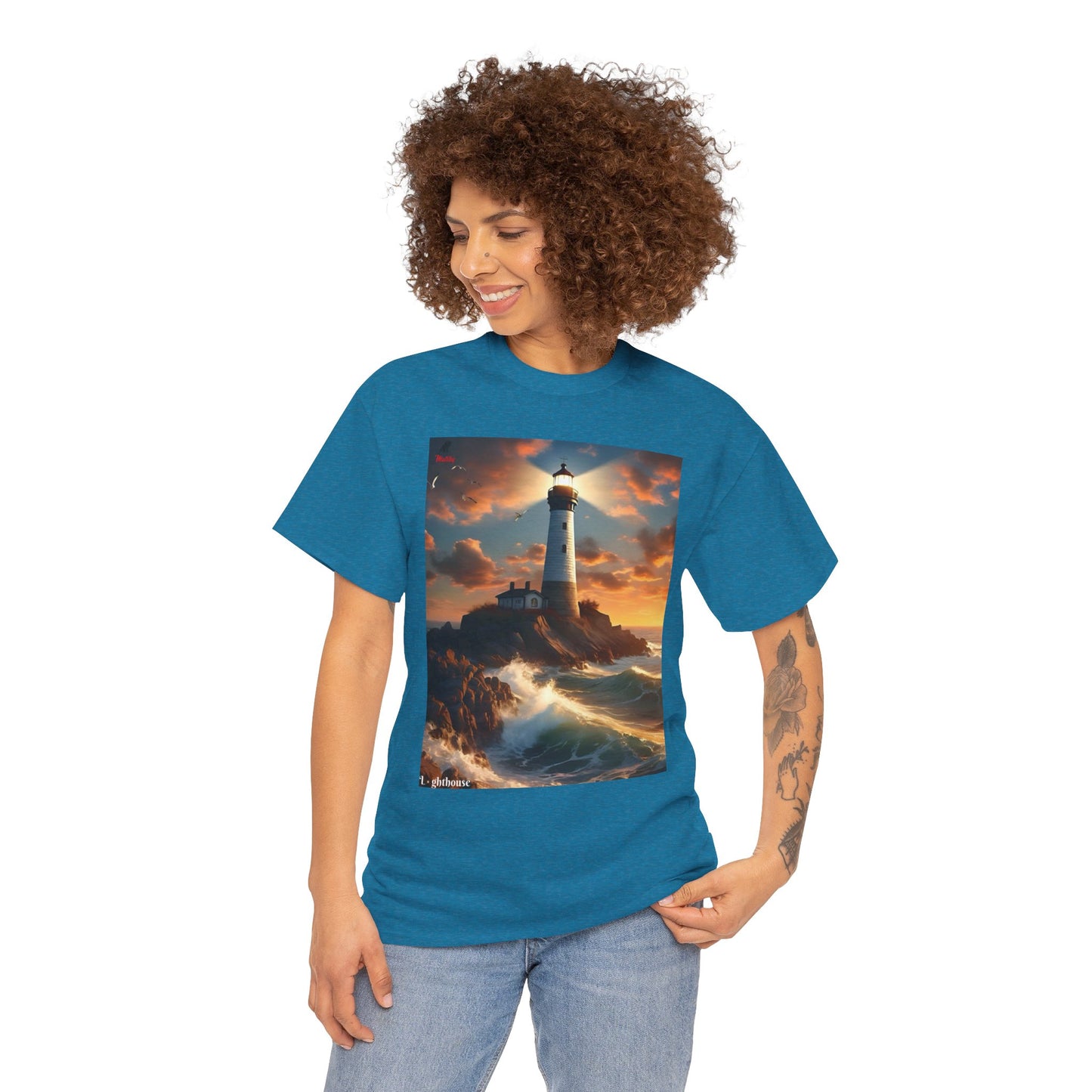 Lighthouse Unisex Heavy Cotton Tee