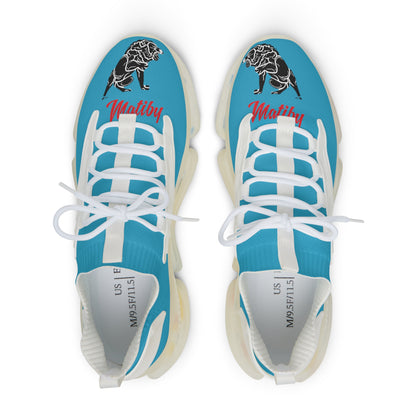 Men's Turquoise Mesh Sneakers