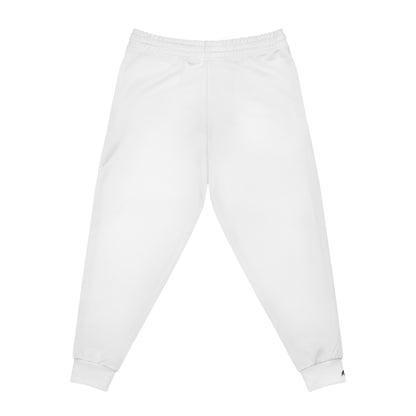 Matiby Flower Bloom White Athletic Joggers (AOP)