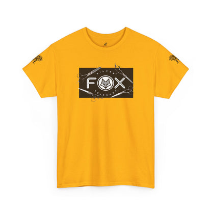 Silver Fox Scissors Unisex Heavy Cotton Tee