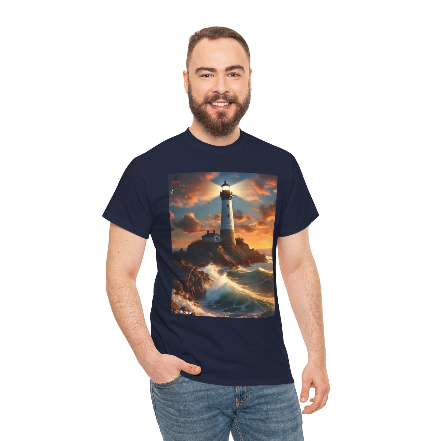 Lighthouse Unisex Heavy Cotton Tee