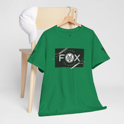 Silver Fox Scissors Unisex Heavy Cotton Tee