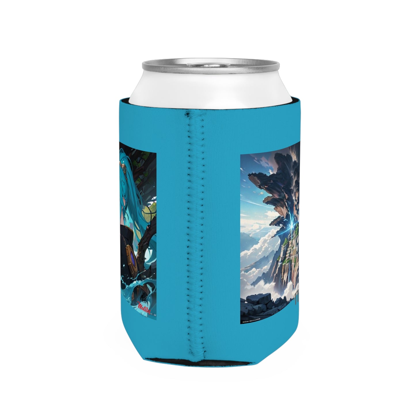 The Rising Can Cooler Sleeve, Turquoise