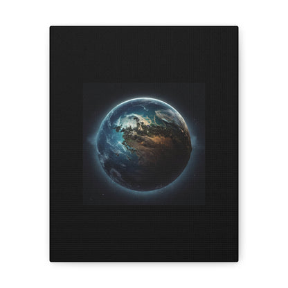 Matiby Worlds Black Canvas Gallery Wraps