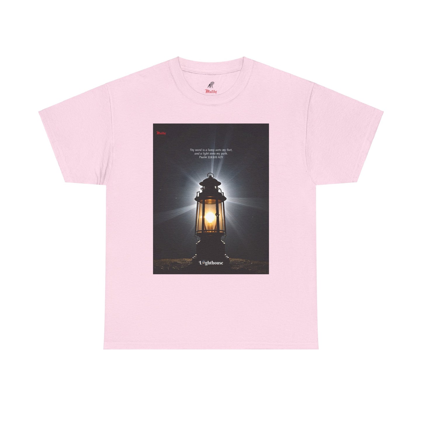 Lighthouse Psalm 119 Unisex Heavy Cotton Tee