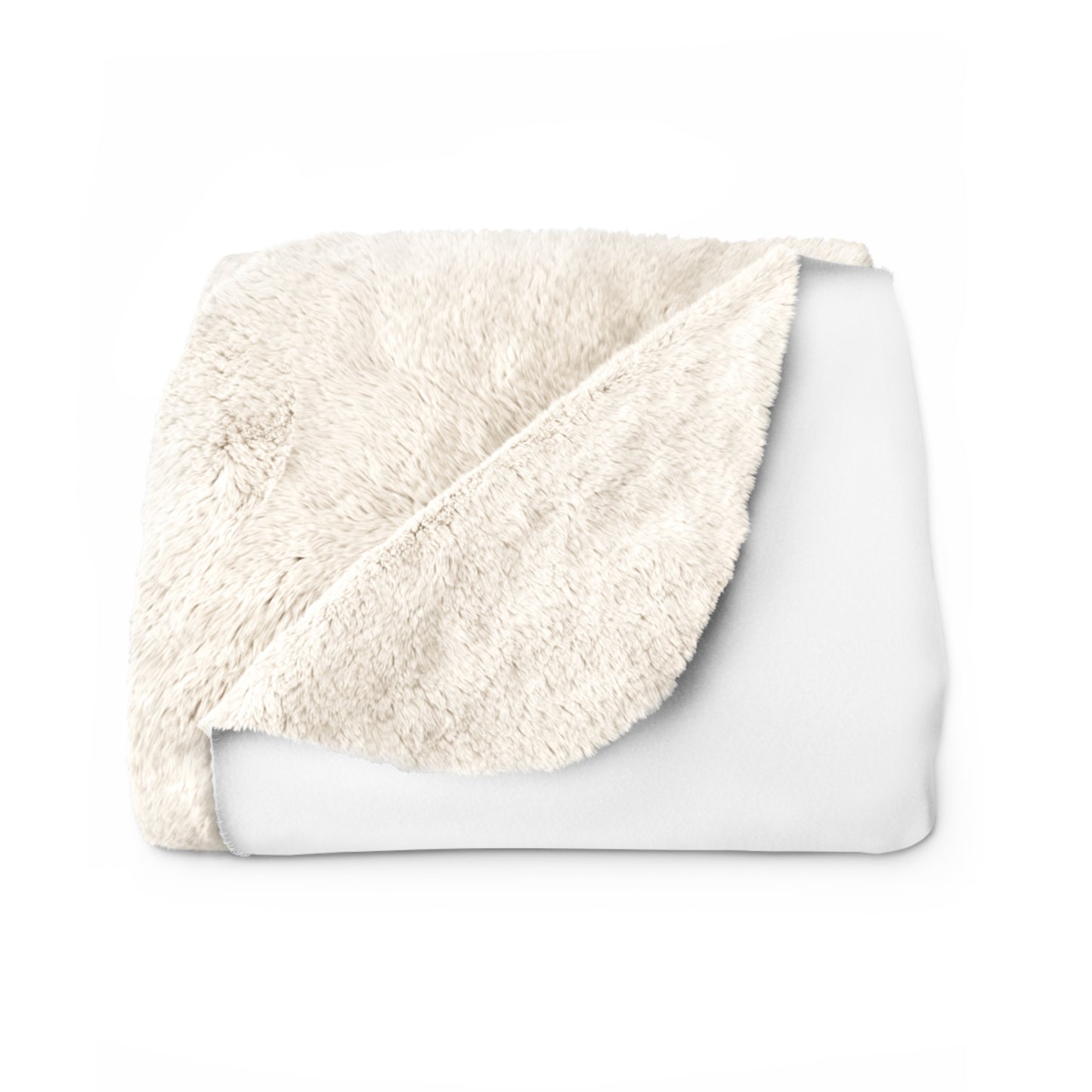 Matiby Lions White Sherpa Fleece Blanket