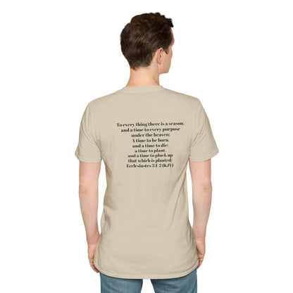 Bible Speaks Ecclesiastes 3:1-2 Unisex Softstyle T-Shirt