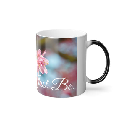 Matiby Floral Just Be Color Morphing Mug, 11oz