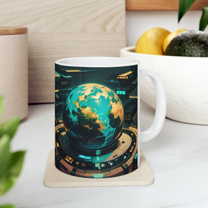 Matiby Worlds Ceramic Mug, 11oz