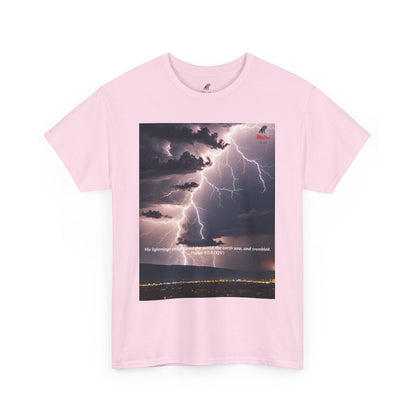 Lightning Style Earth Trembled Unisex Heavy Cotton Tee