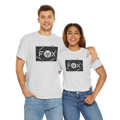 Silver Fox Scissors Unisex Heavy Cotton Tee