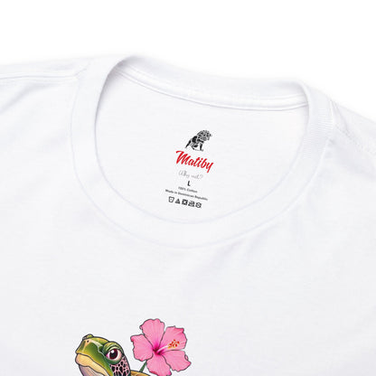 Turtle Flower Unisex Heavy Cotton Tee