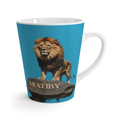 Matiby Lion Mug, Turquoise