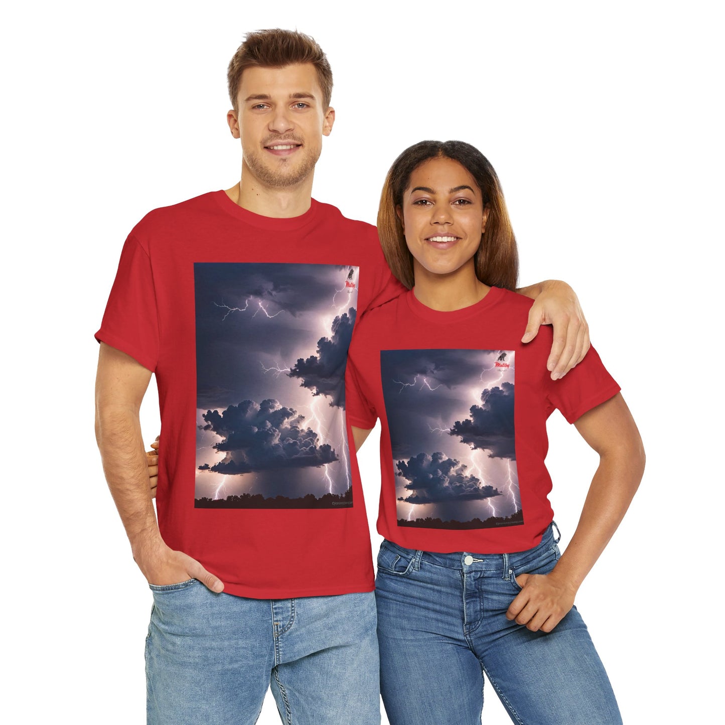 Lightning Style Unisex Heavy Cotton Tee