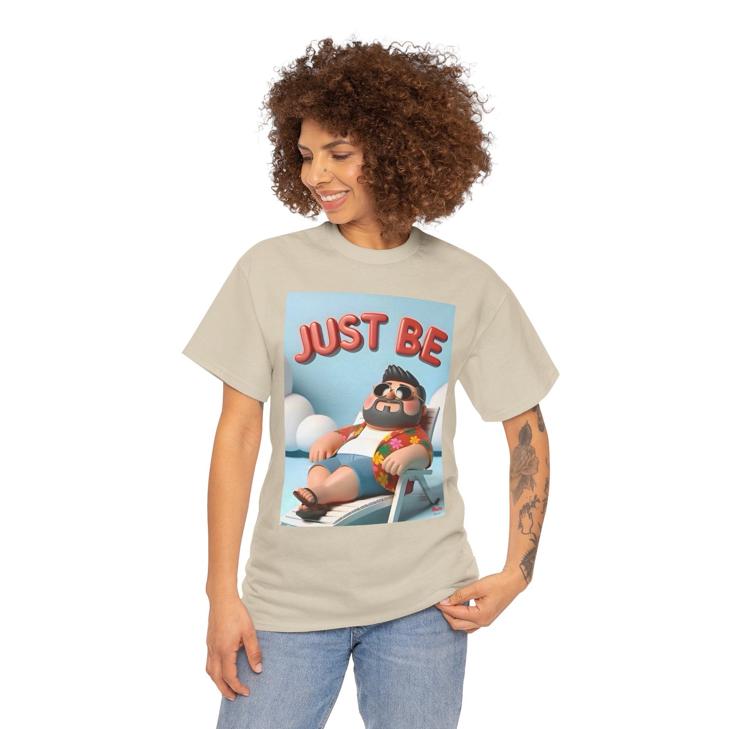 Just Be Unisex Heavy Cotton Tee