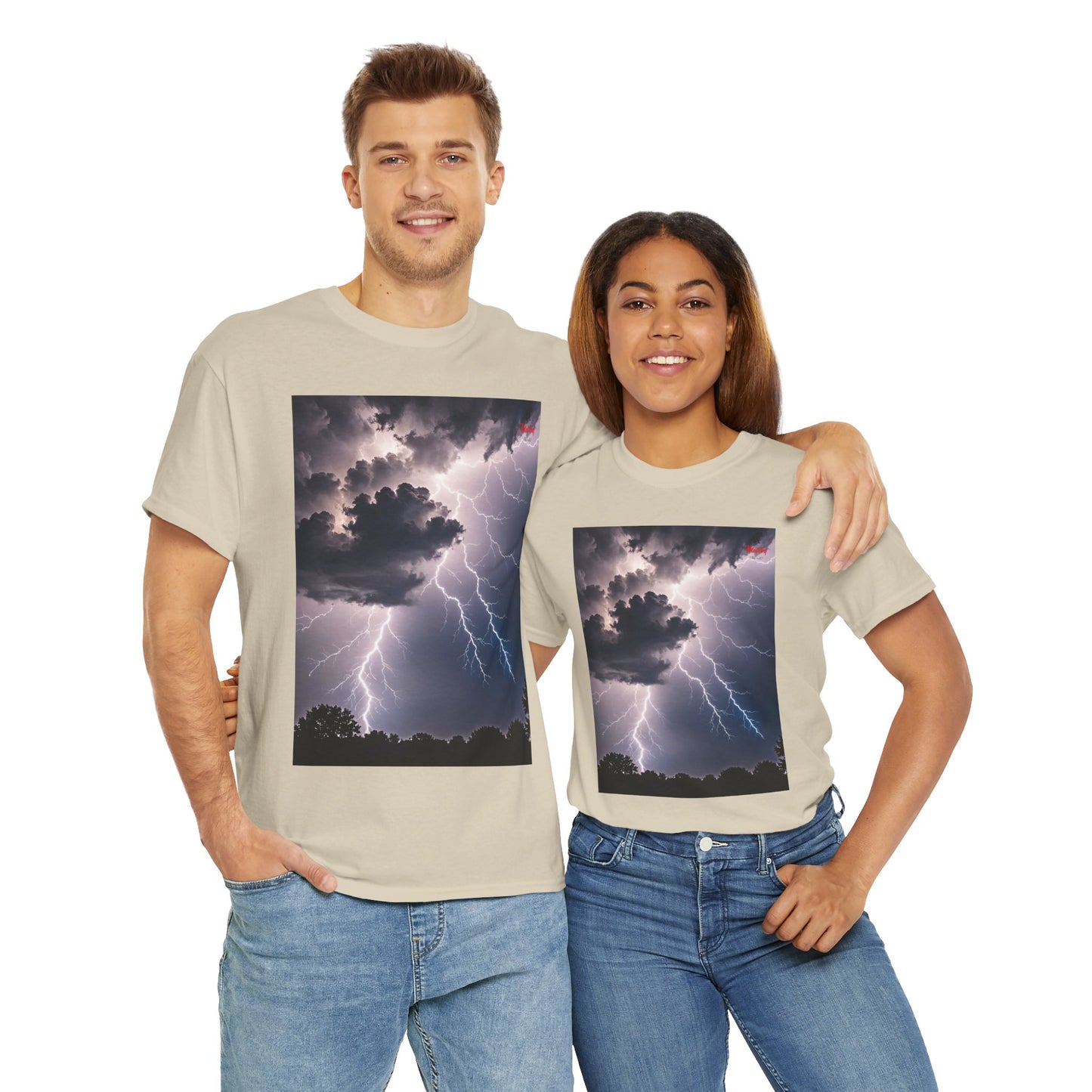 Lightning Style Unisex Heavy Cotton Tee