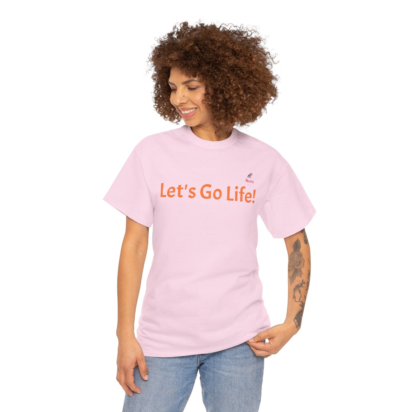 Let's Go Life! Unisex Heavy Cotton Tee