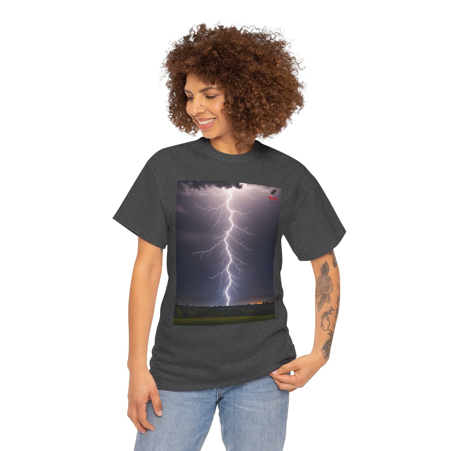 Lightning Style Unisex Heavy Cotton Tee