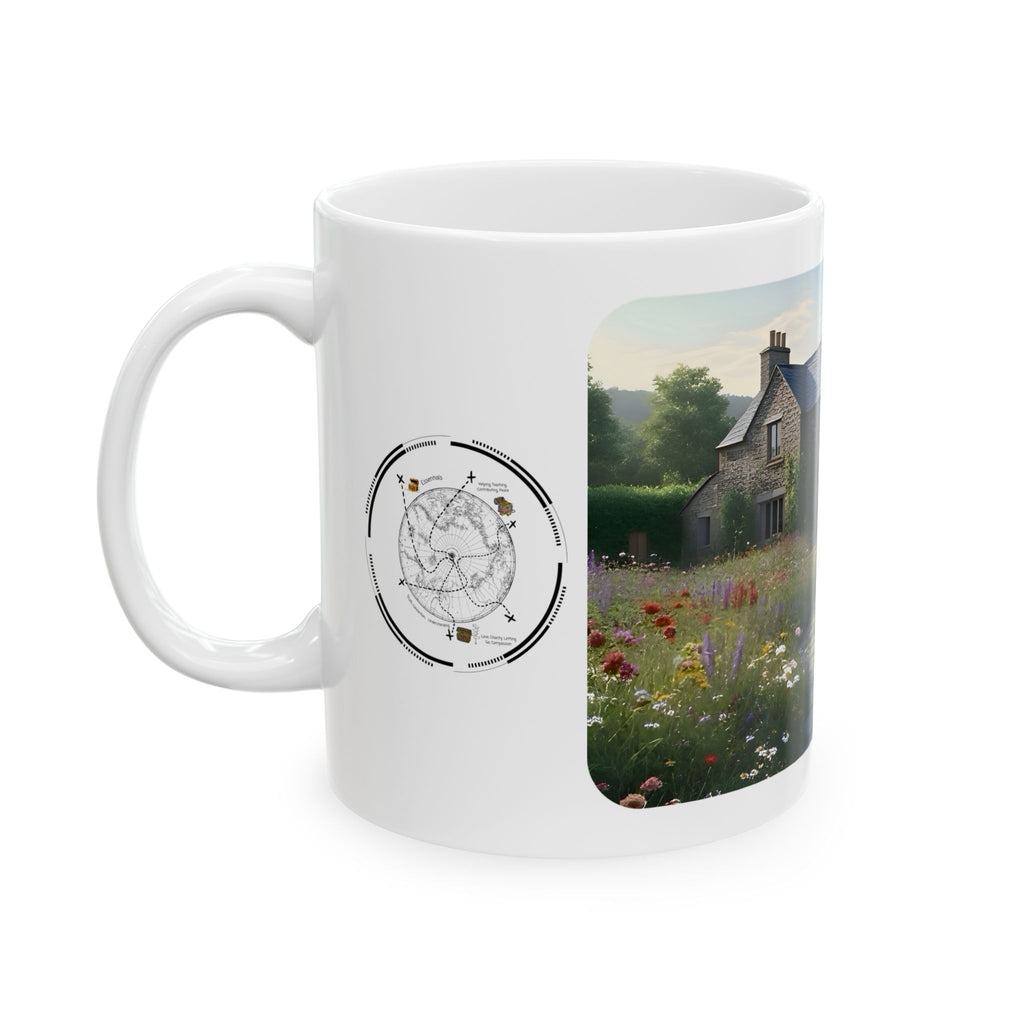 Cozy Architecture & Dreamy Landscapes #13 White Ceramic Mug – Homes Home Sweet Home Cup (11oz/15oz)
