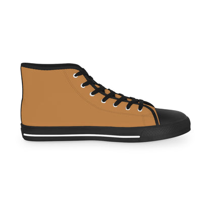 Men's Light Brown High Top Sneakers