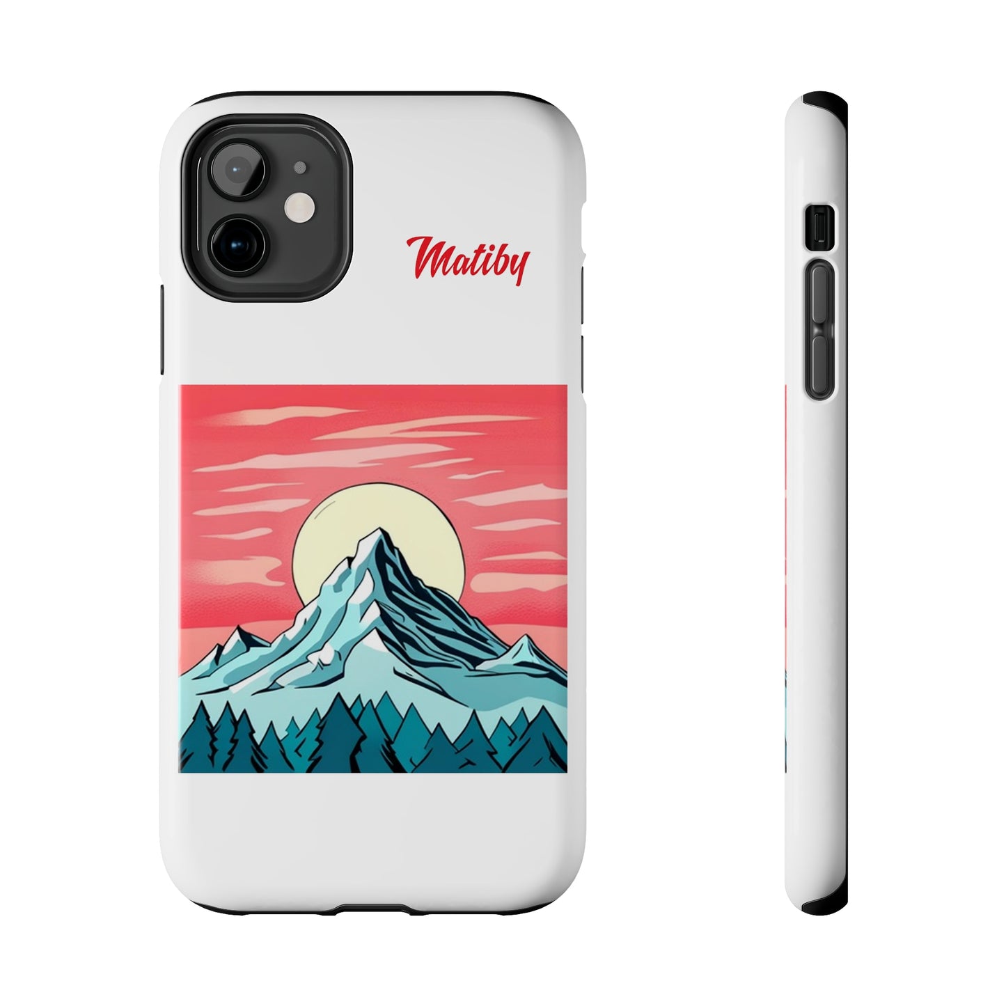 Sunset Mountain Tough Phone Cases