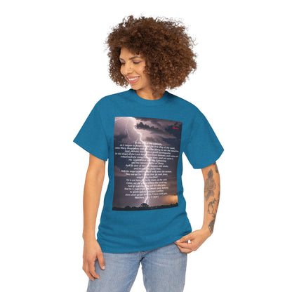 Lightning Style He is Risen Unisex Heavy Cotton Tee