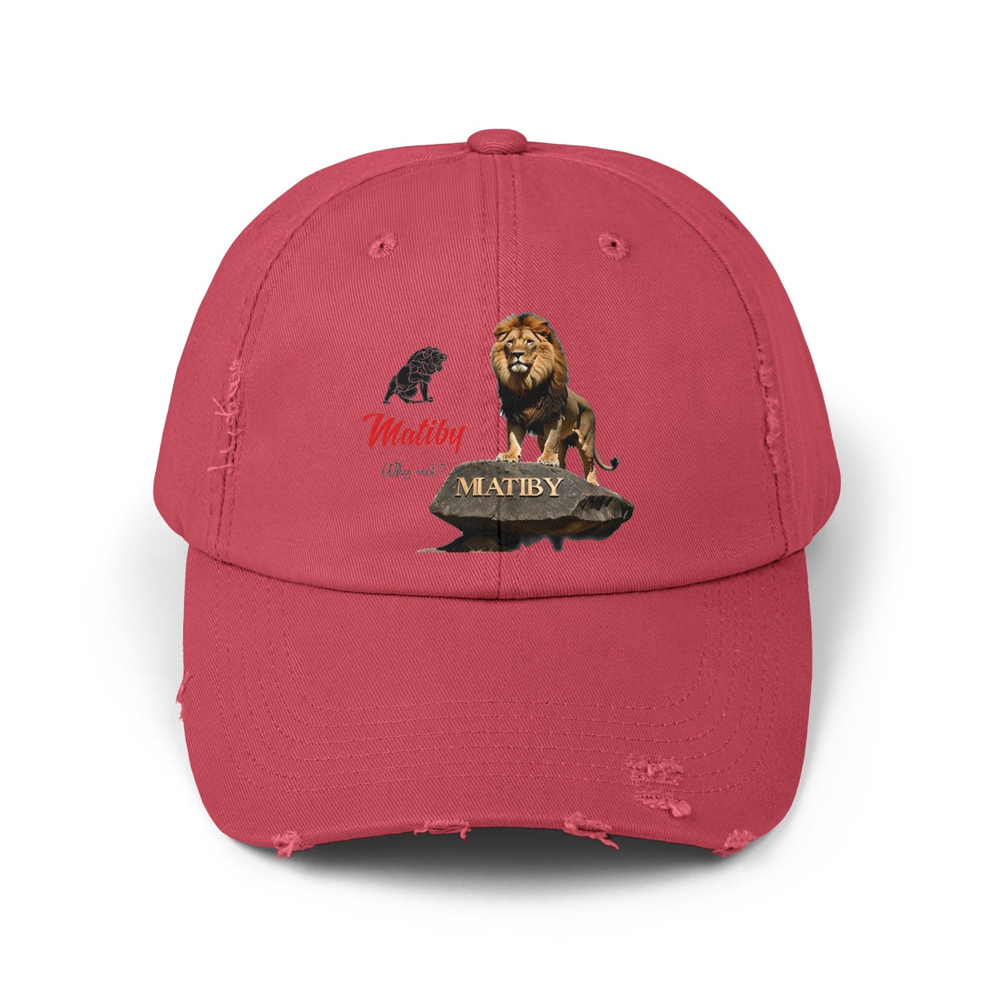 Matiby Lion Unisex Distressed Cap