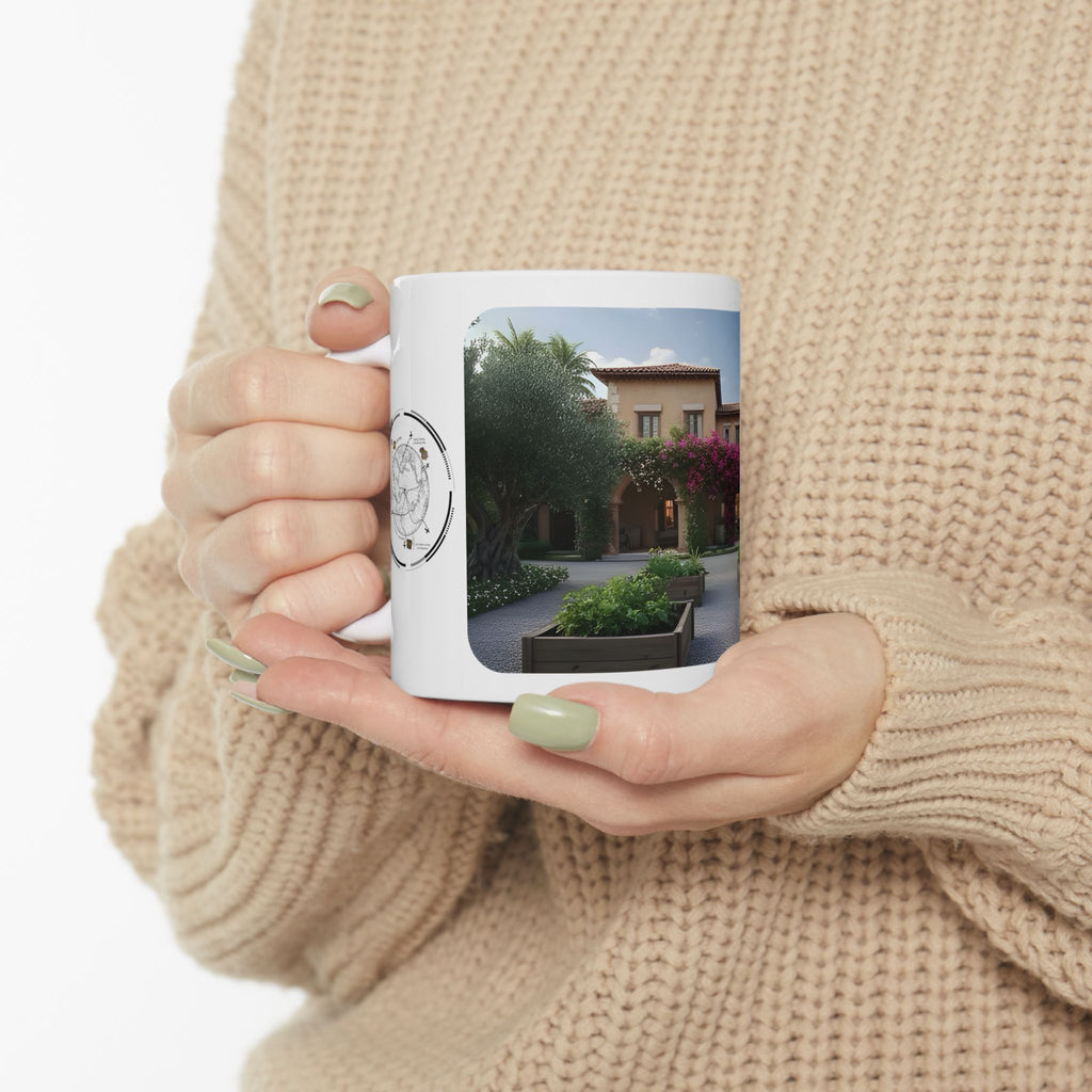 Cozy Architecture & Dreamy Landscapes #28 White Ceramic Mug – Homes Home Sweet Home Cup (11oz/15oz)
