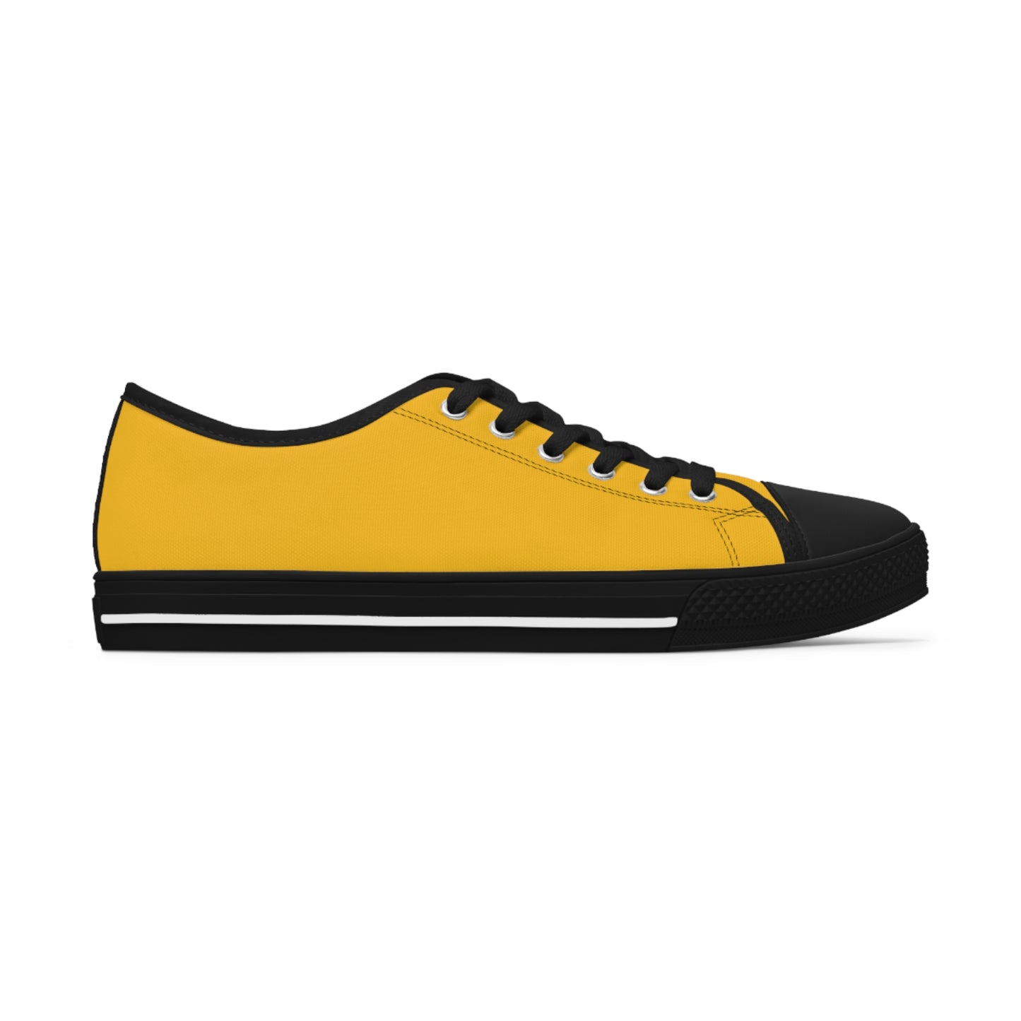 Women's Yellow Low Top Sneakers