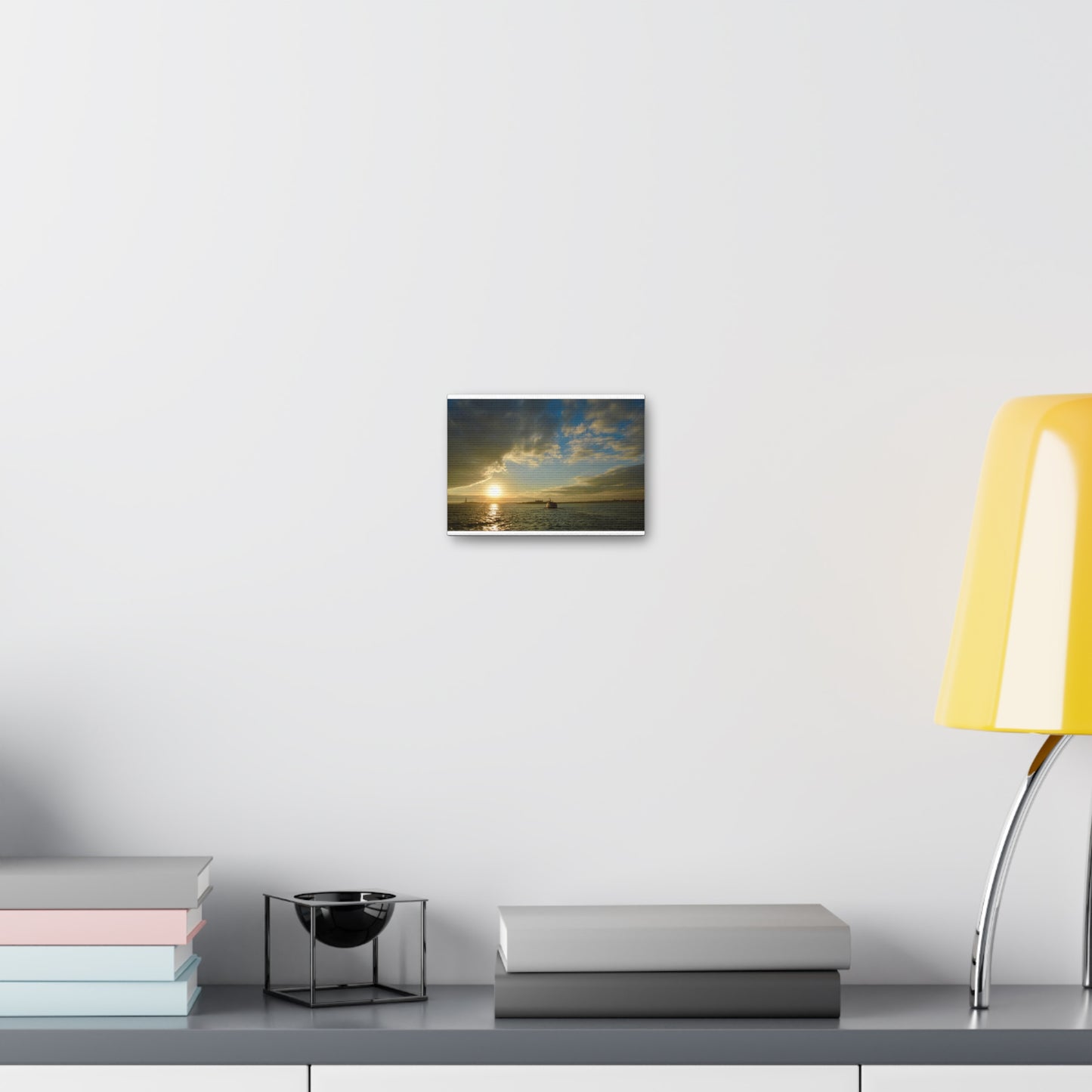 Sunset White Canvas Gallery Wraps