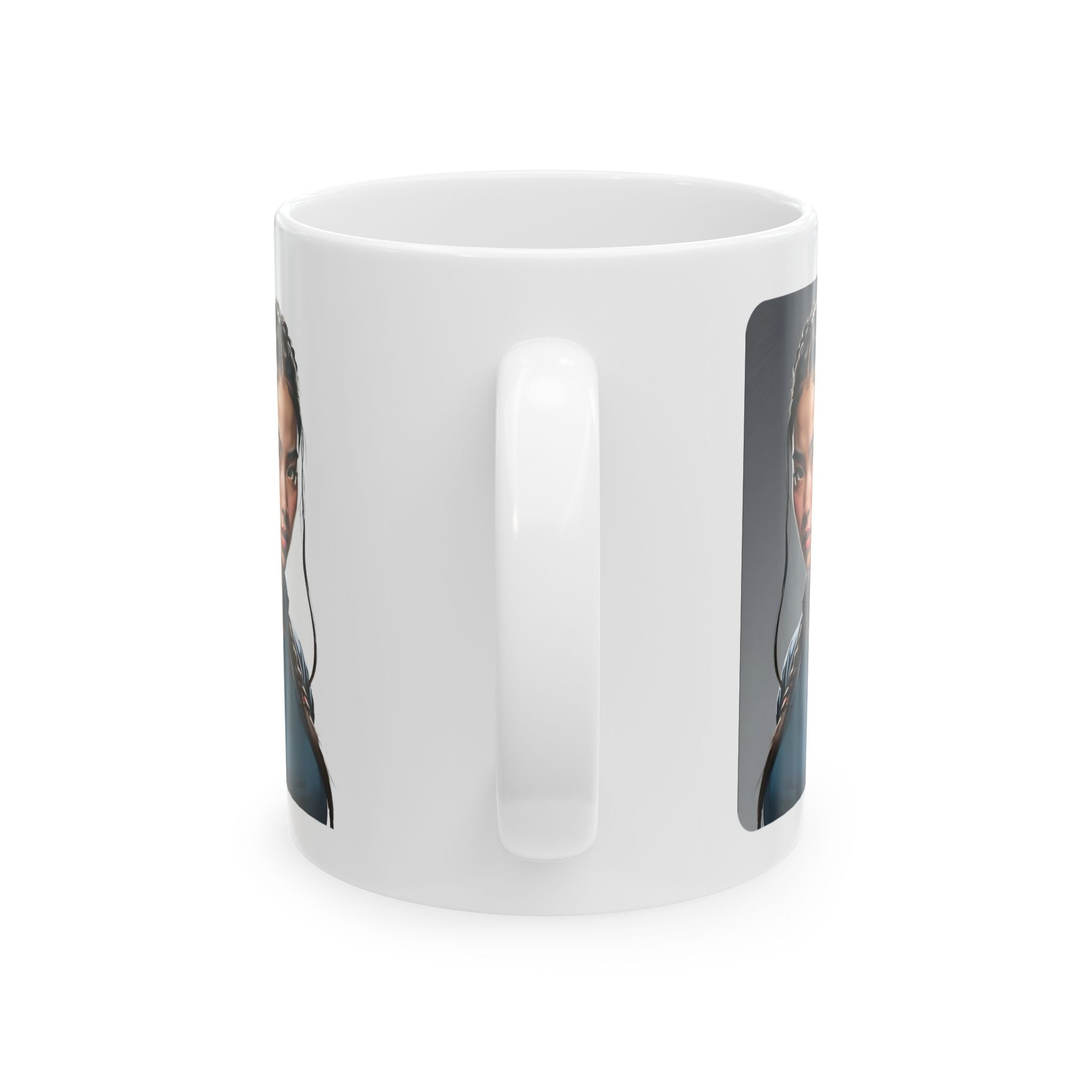 Gentle Woman of Valor #1 White Ceramic Mug - Fearfully & Wonderfully Made Tribute Cup (11oz/15oz)