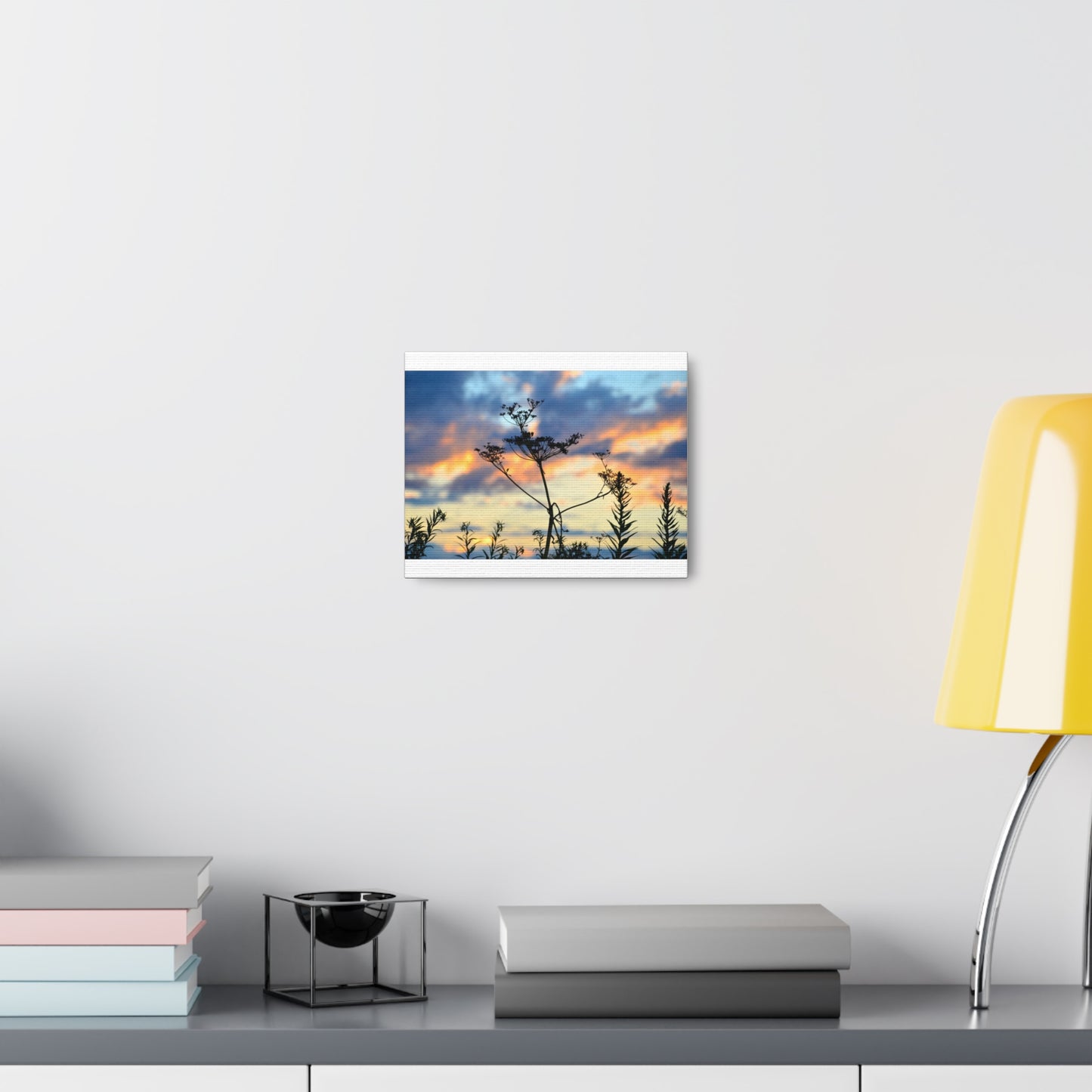 Nature Sunset Silhouette Canvas Gallery Wraps