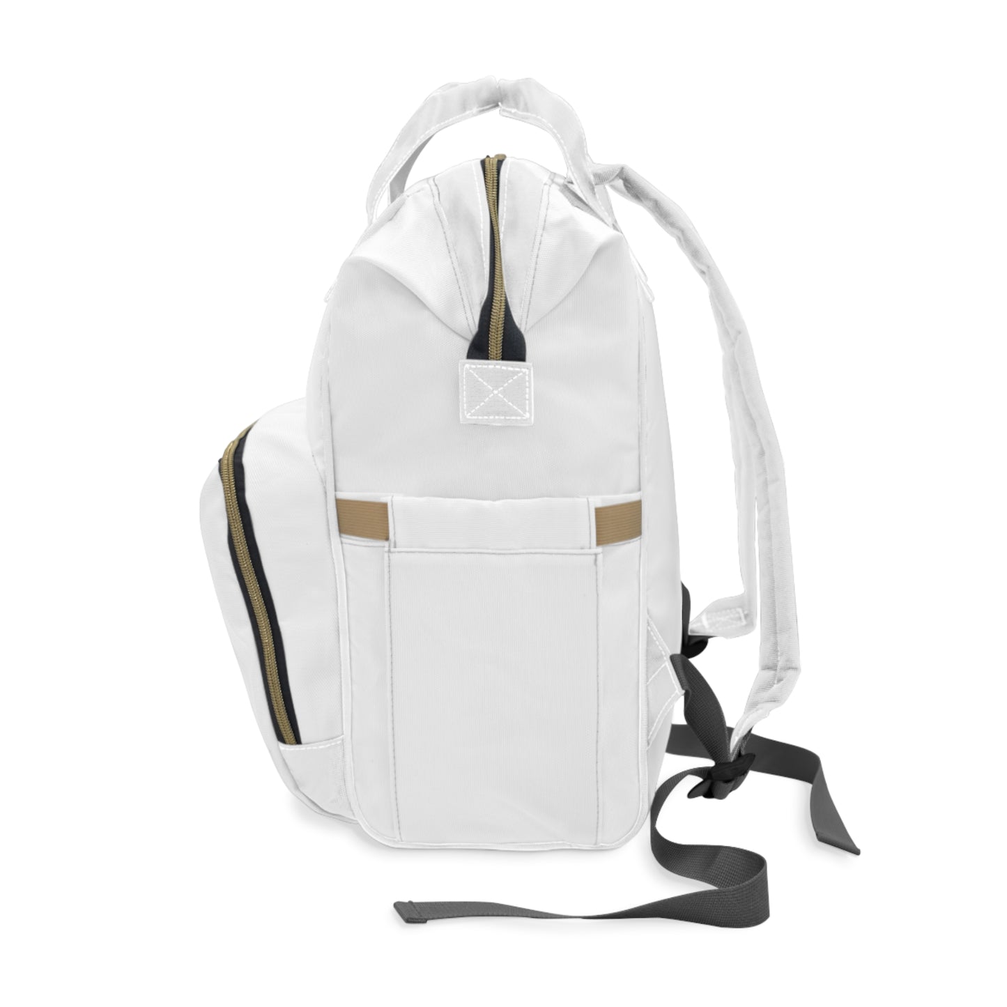 Multifunctional Diaper Backpack White