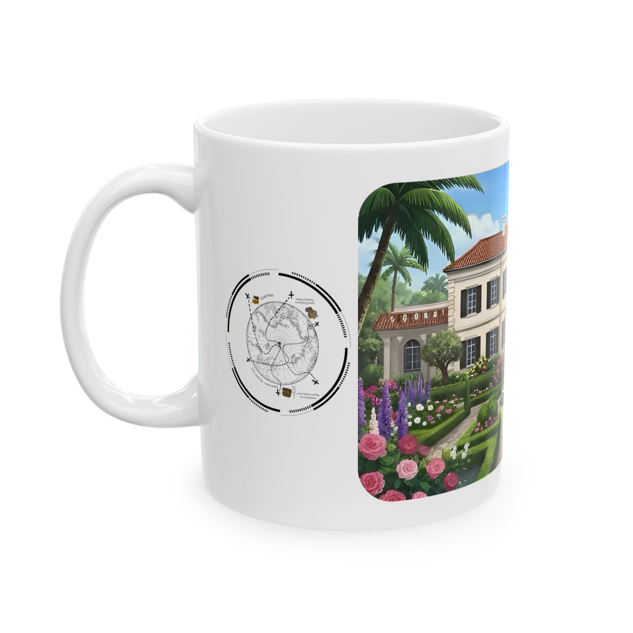 Cozy Architecture & Dreamy Landscapes #32 White Ceramic Mug – Homes Home Sweet Home Cup (11oz/15oz)