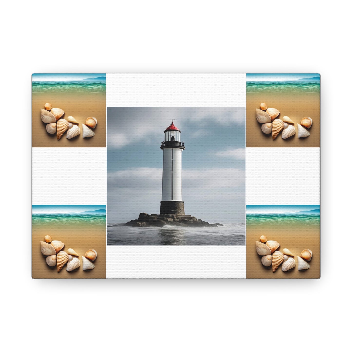 Lighthouse White Canvas Gallery Wraps