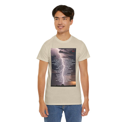 Lightning Style He is Risen Unisex Heavy Cotton Tee