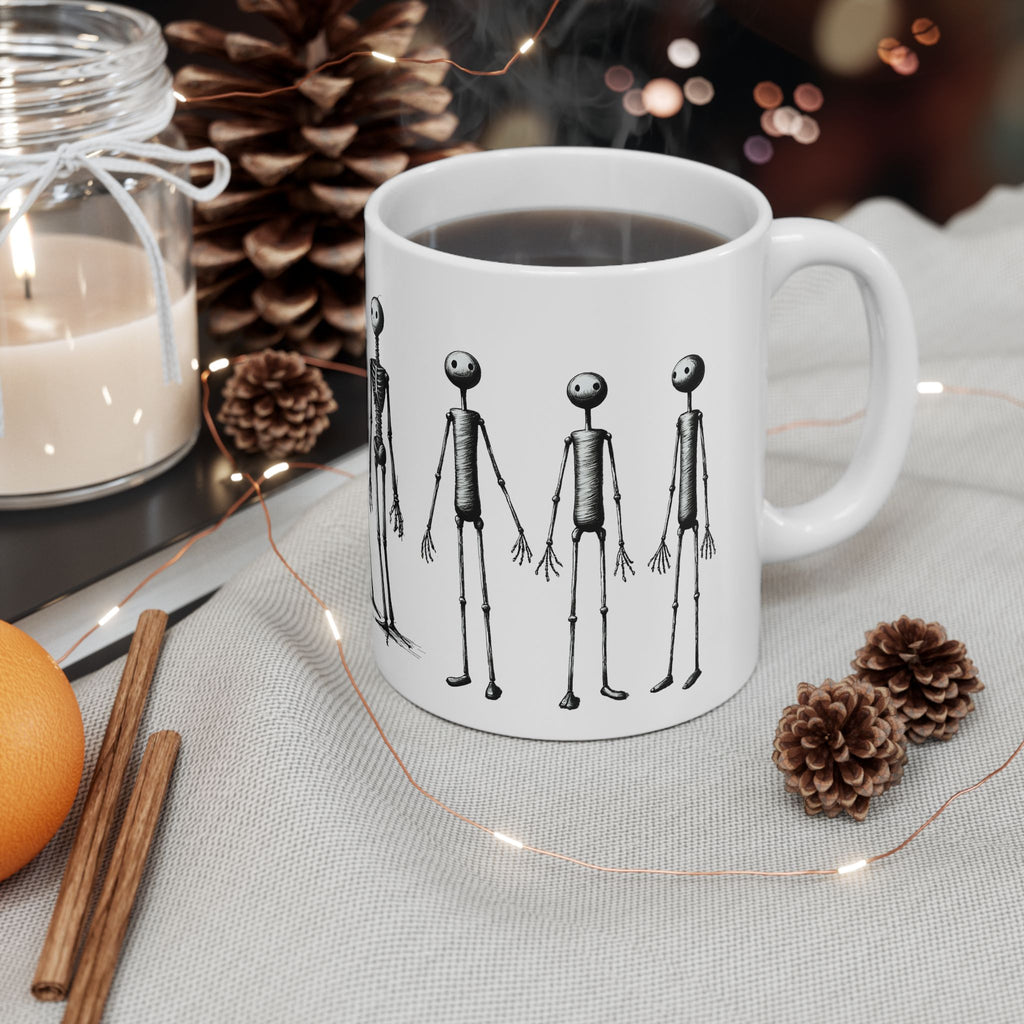 The Stick-To-It Species #17 White Ceramic Mug – Anatomy of Optimism Cup 11oz/15oz
