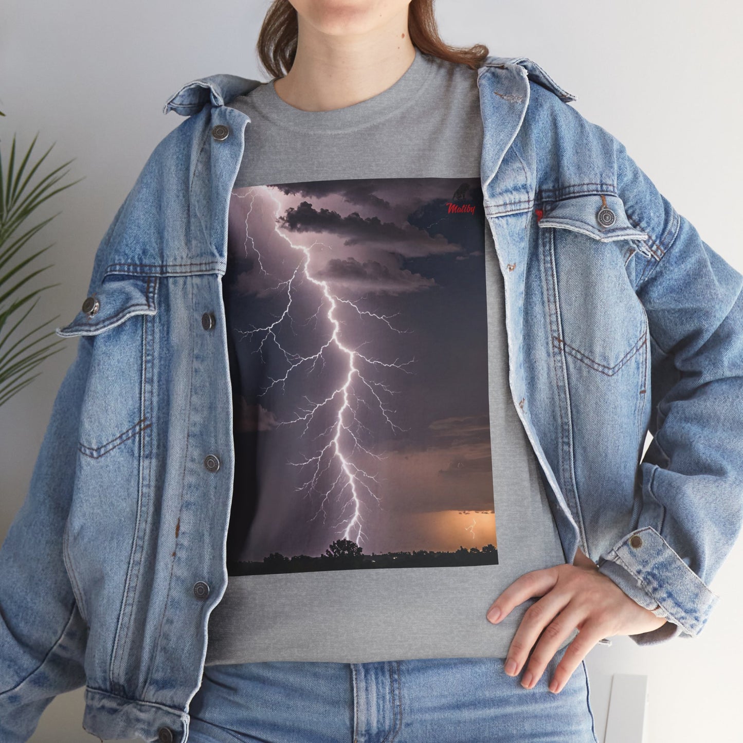 Lightning Style Unisex Heavy Cotton Tee