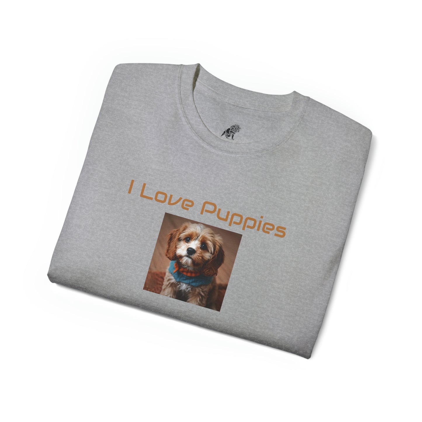 Matiby "I Love Puppies" Unisex Ultra Cotton Tee