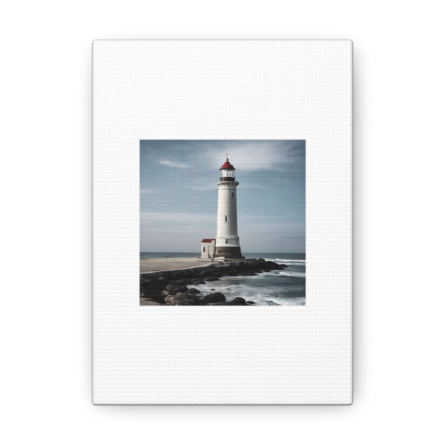 Lighthouse White Canvas Gallery Wraps