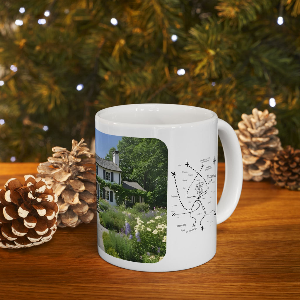 Cozy Architecture & Dreamy Landscapes #10 White Ceramic Mug – Homes Home Sweet Home Cup (11oz/15oz)