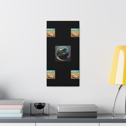 Matiby Worlds Black Canvas Gallery Wraps